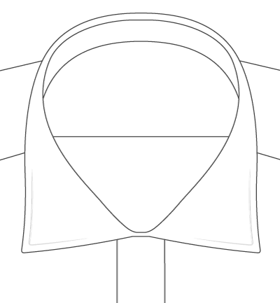 Soft Fused Roma Spread Technical Sketch