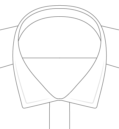 Soft English Spread Technical Sketch