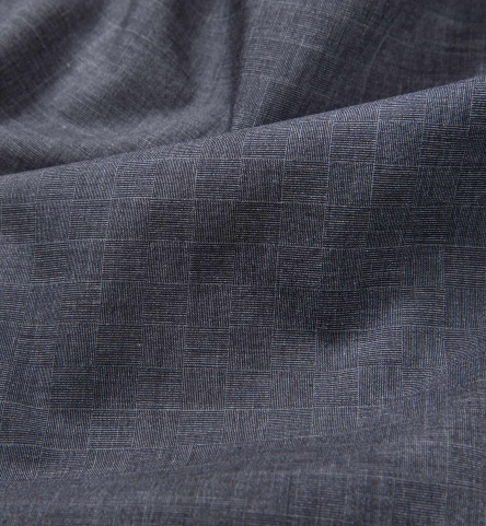 Bleecker Grey Crosshatch Melange Shirts by Proper Cloth