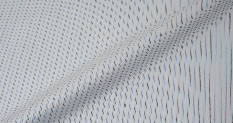 Light Blue Grey Dobby Stripe Shirts By Proper Cloth Light Blue Grey Dobby Stripe