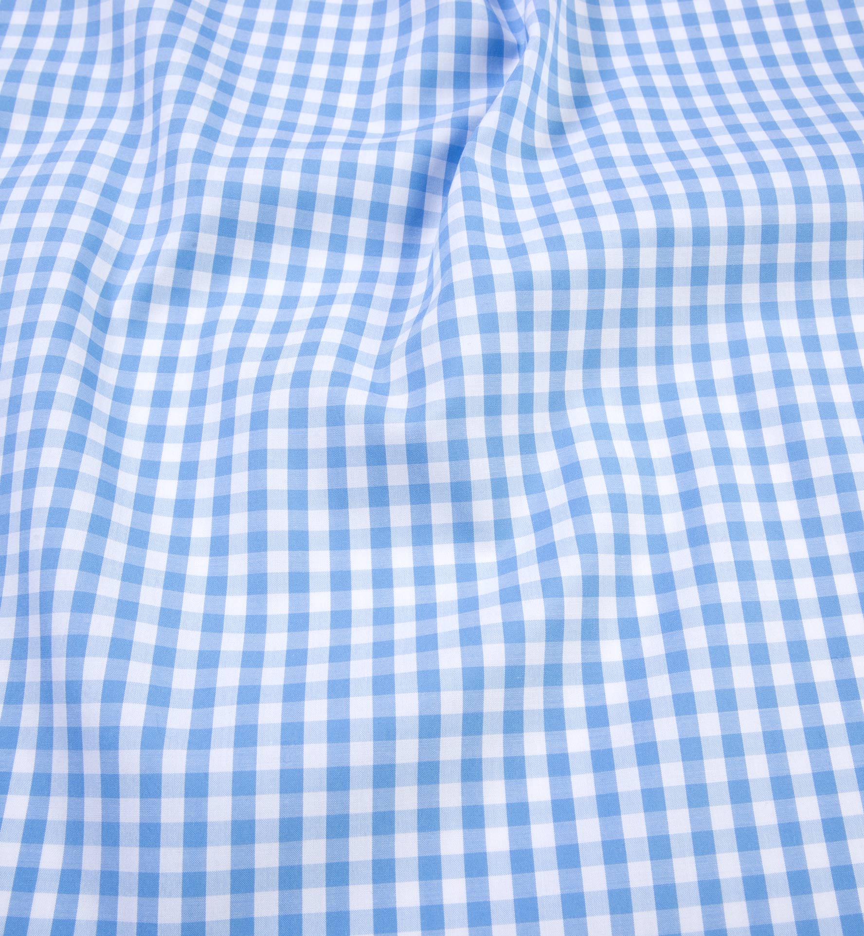 Canclini 120s Light Blue Gingham Shirts by Proper Cloth