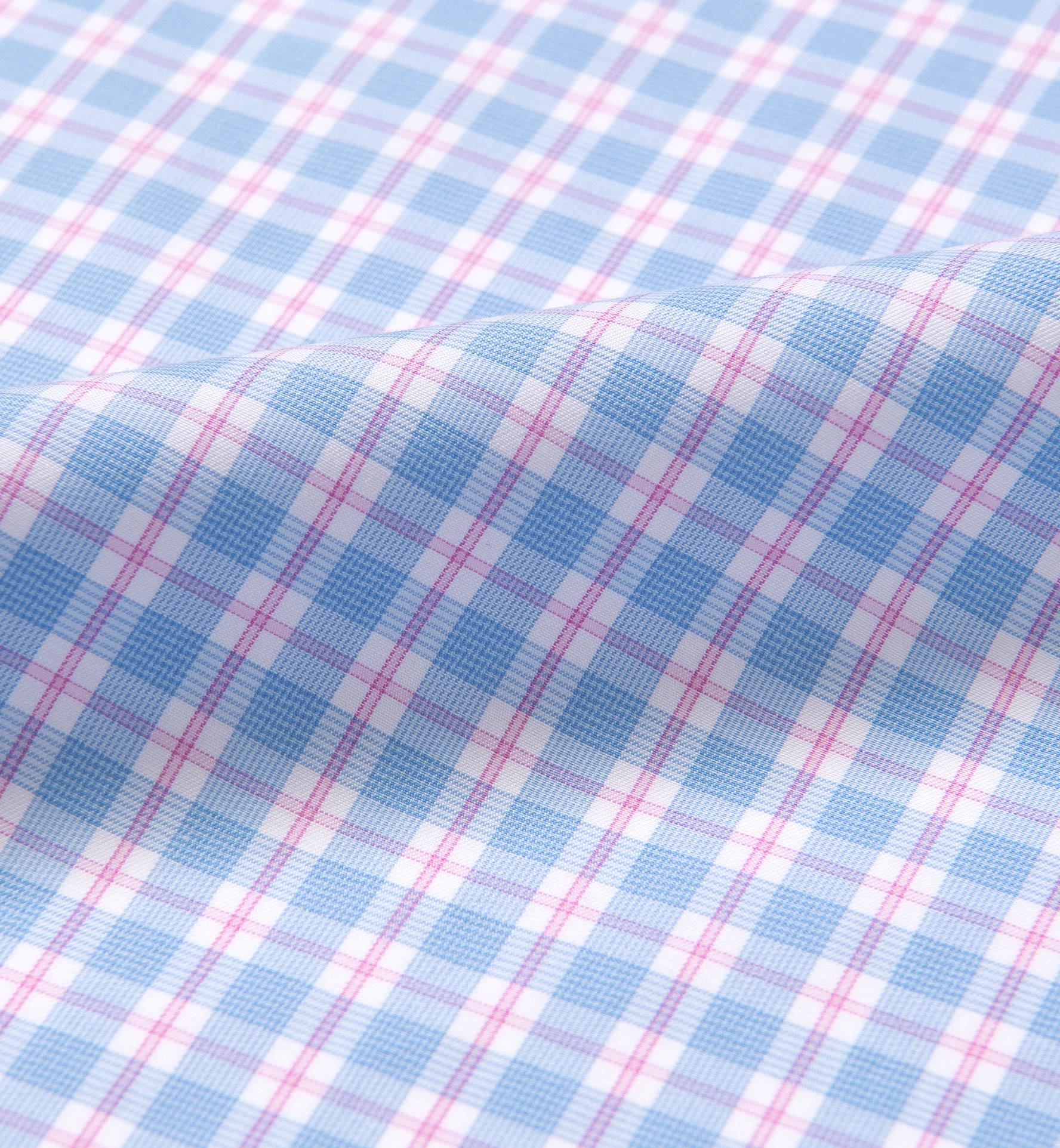 Como Light Blue and Pink Check Shirts by Proper Cloth