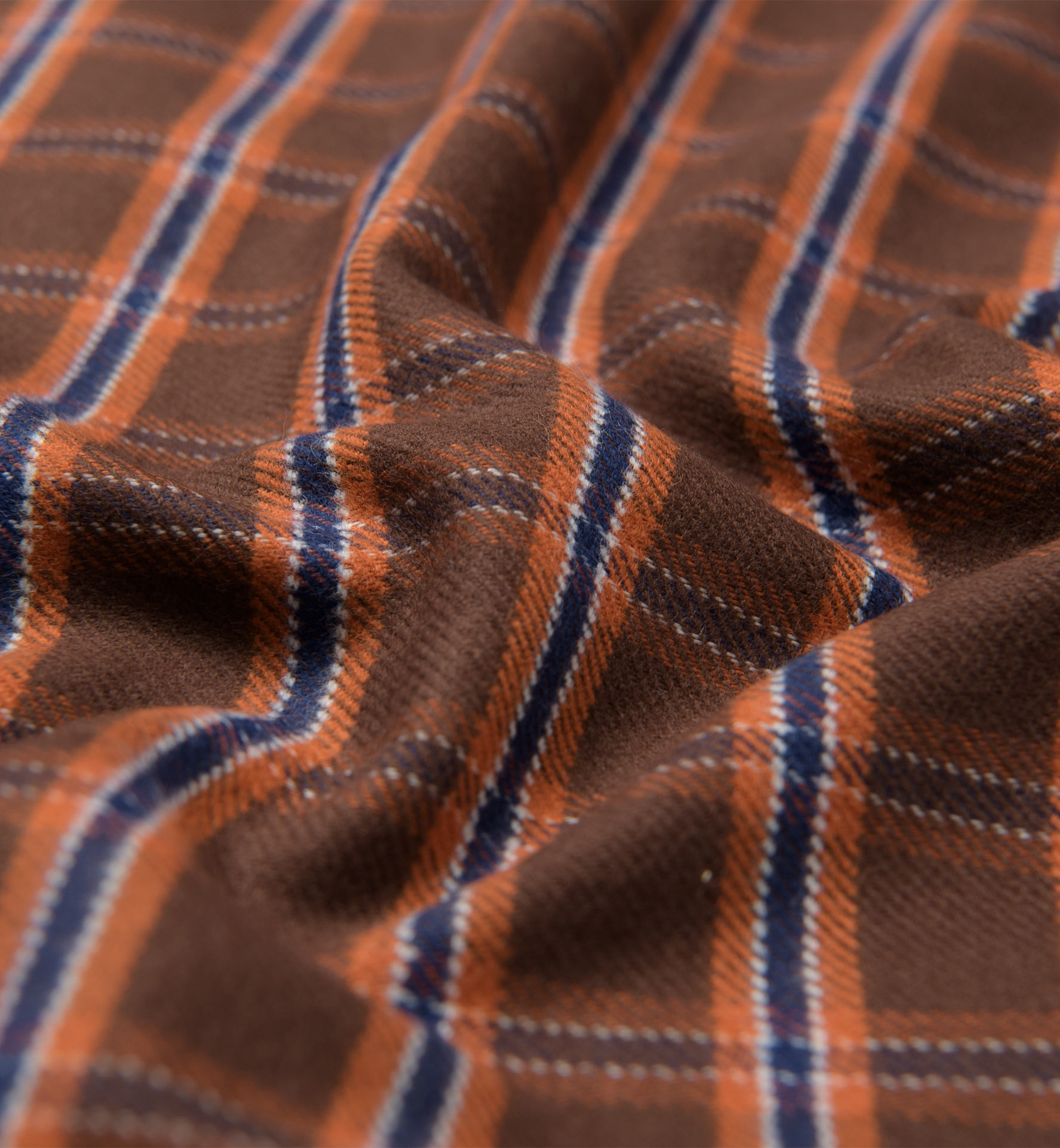 Whitney Brown and Rust Plaid Flannel Shirts by Proper Cloth