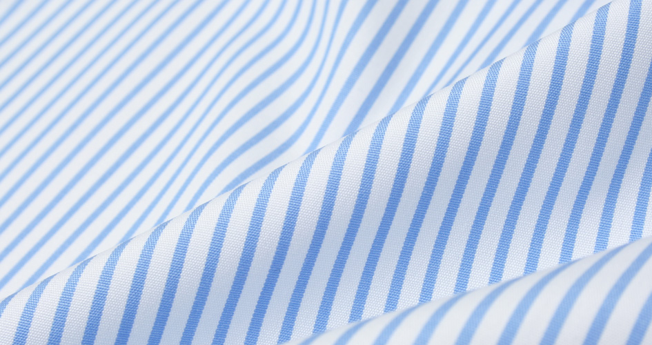 Canclini Blue University Stripe Shirts by Proper Cloth