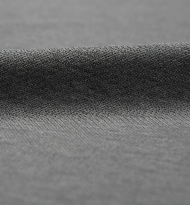 Sullivan Grey Melange Easy Care Knit Shirts by Proper Cloth