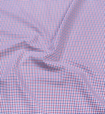 Charles Red and Blue Tattersall Shirts by Proper Cloth