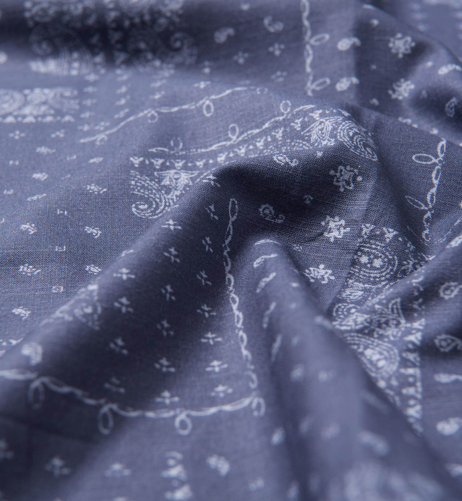 Albiate Blue Bandana Print Shirts by Proper Cloth