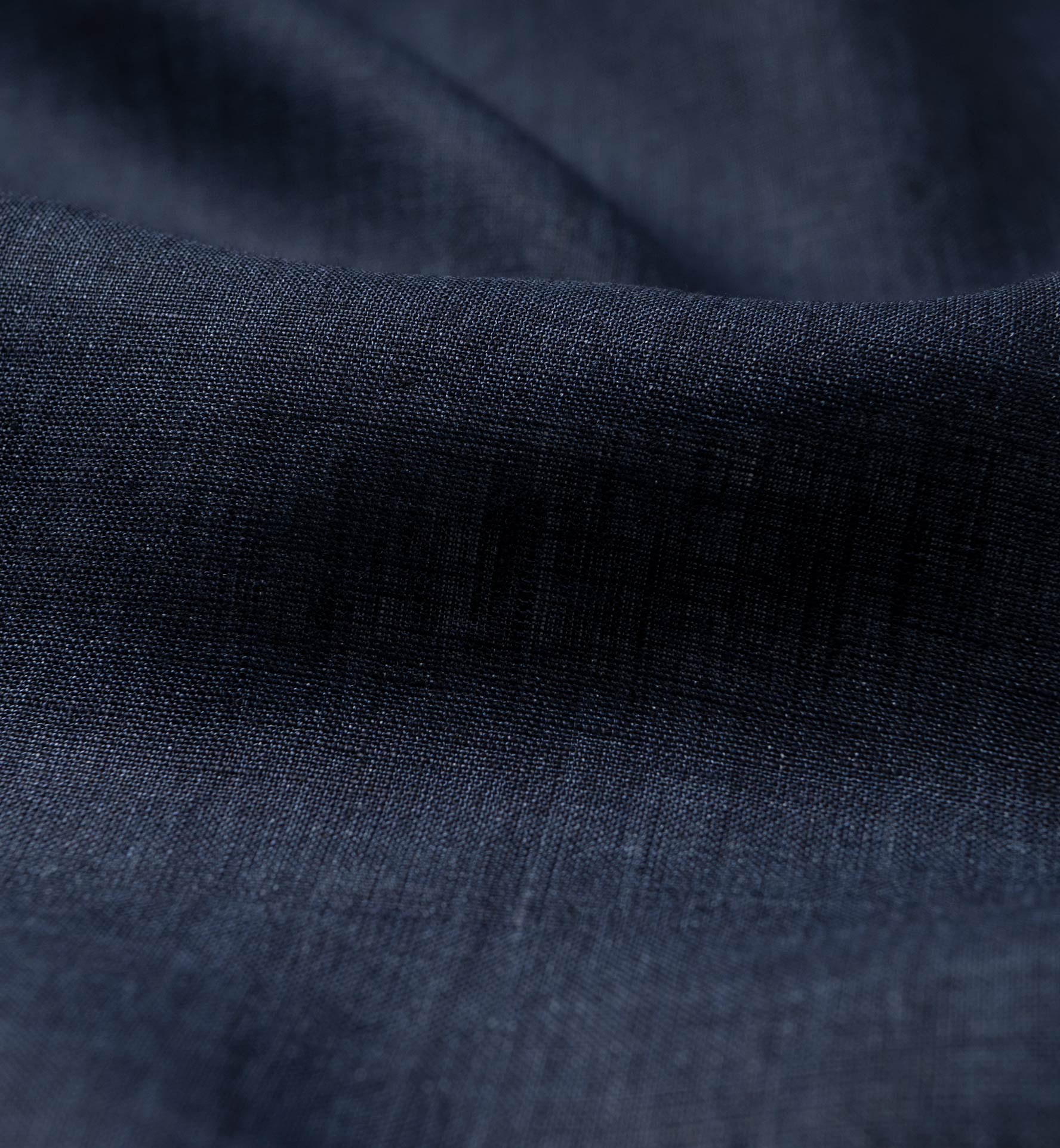 Albini Washed Navy Delave Lightweight Linen Shirts by Proper Cloth