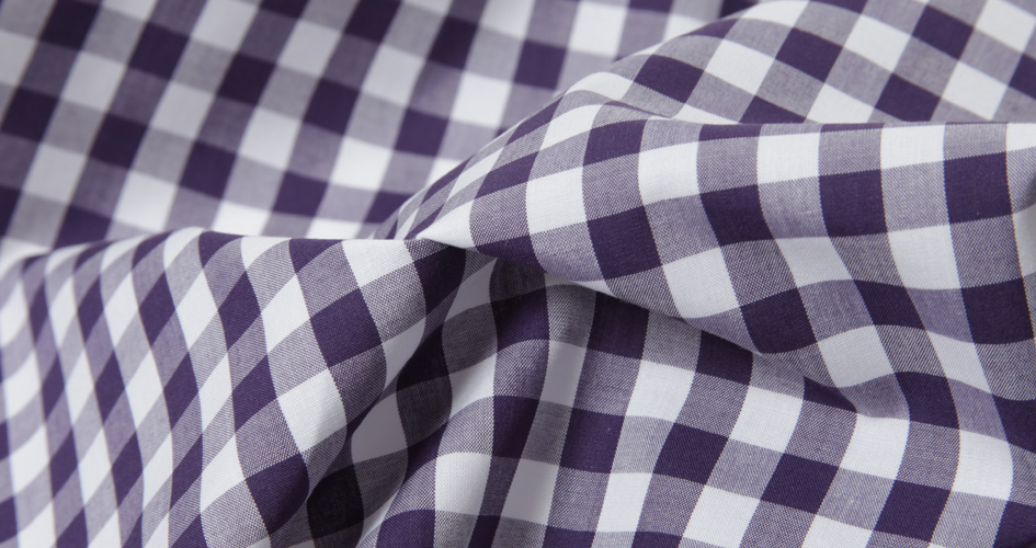 Eggplant Large Gingham Shirts by Proper Cloth
