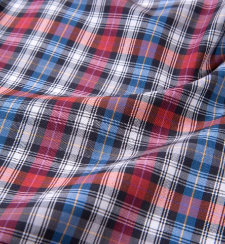 Vincent Red and Orange Plaid Shirts by Proper Cloth