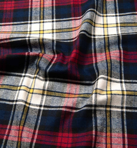 yellow navy flannel