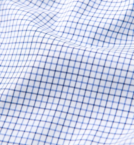 Thomas Mason Goldline Blue Tattersall Shirts by Proper Cloth