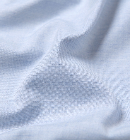Carrara Light Blue Melange Chambray Shirts by Proper Cloth