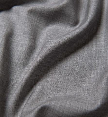 Reda Light Grey Melange Merino Wool Shirts by Proper Cloth