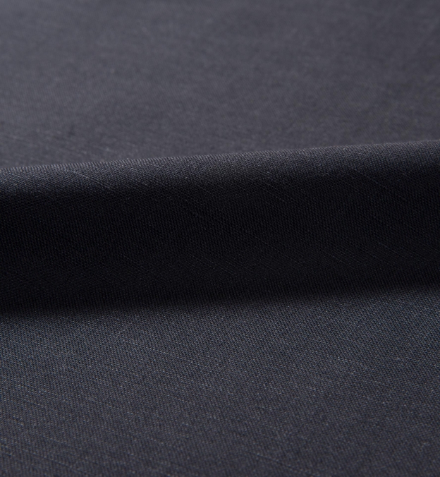 Portuguese Black Cotton Linen Blend Shirts by Proper Cloth