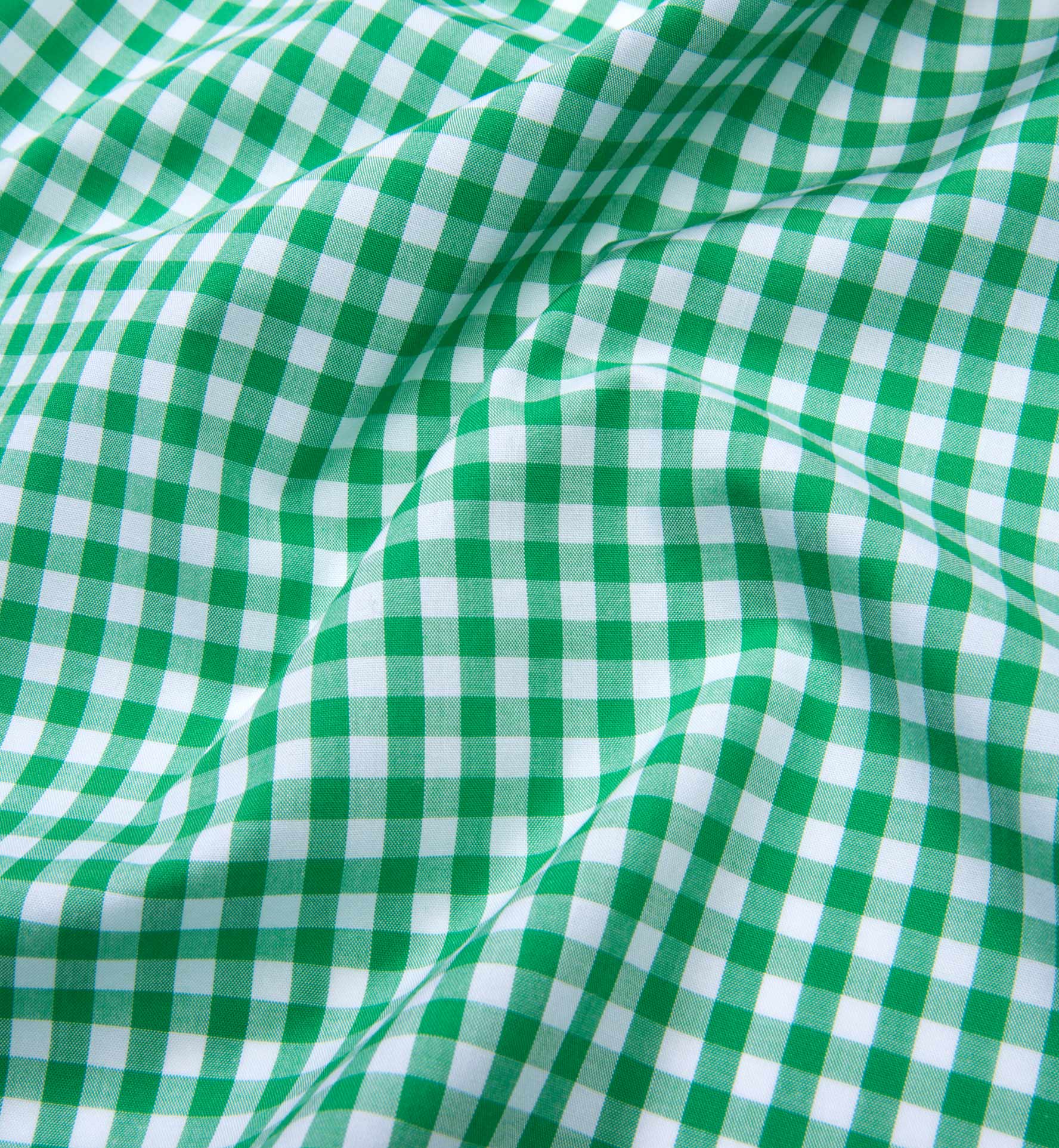 Medium Light Green Gingham Shirts by Proper Cloth