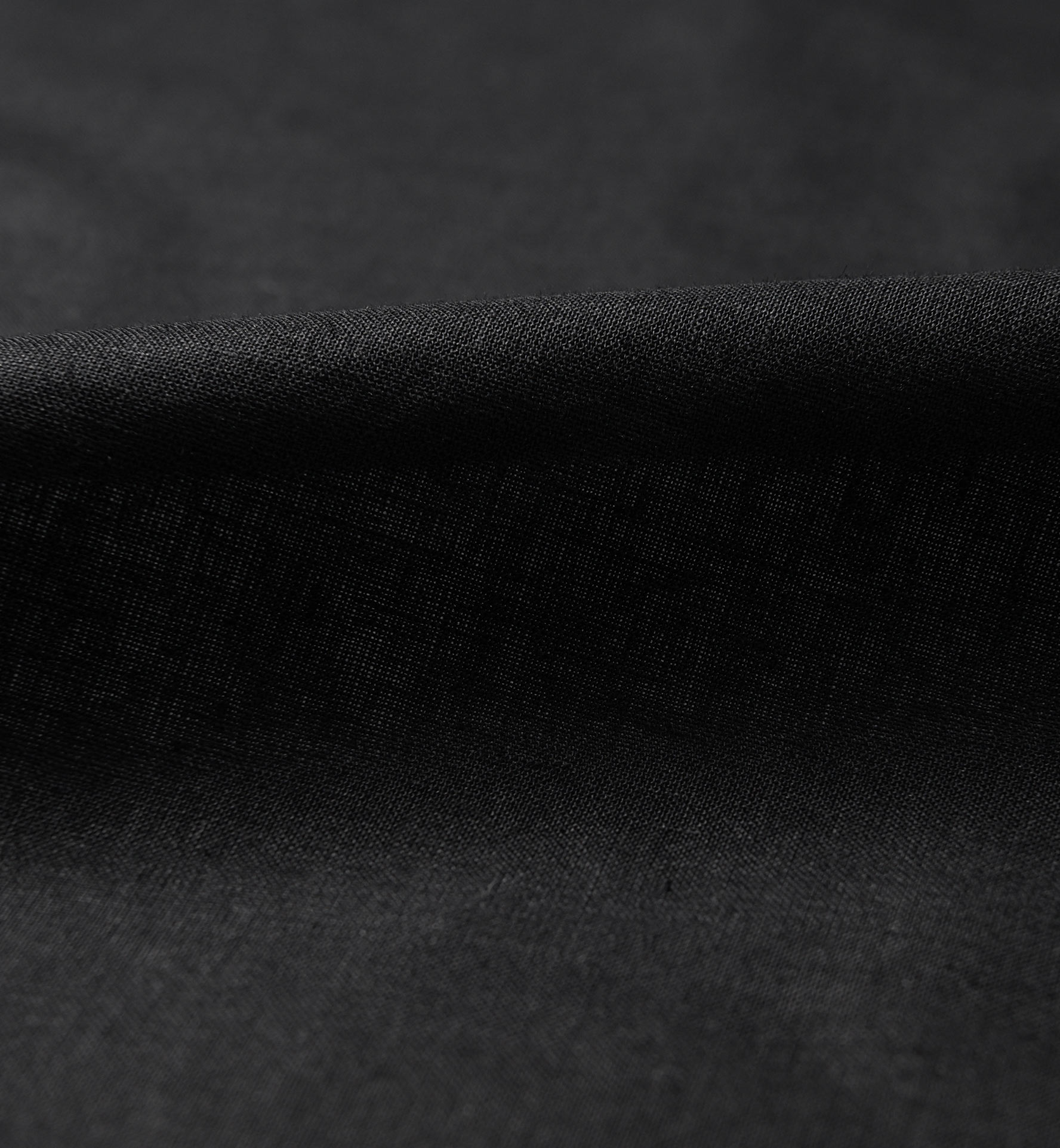 Black Cotton and Linen Blend Shirts by Proper Cloth