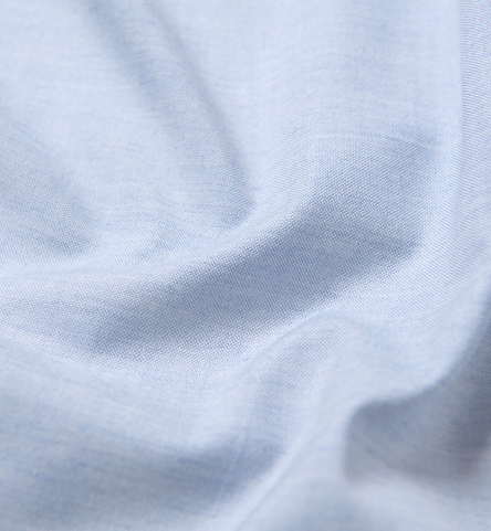 Carrara Light Blue Melange Chambray Shirts by Proper Cloth