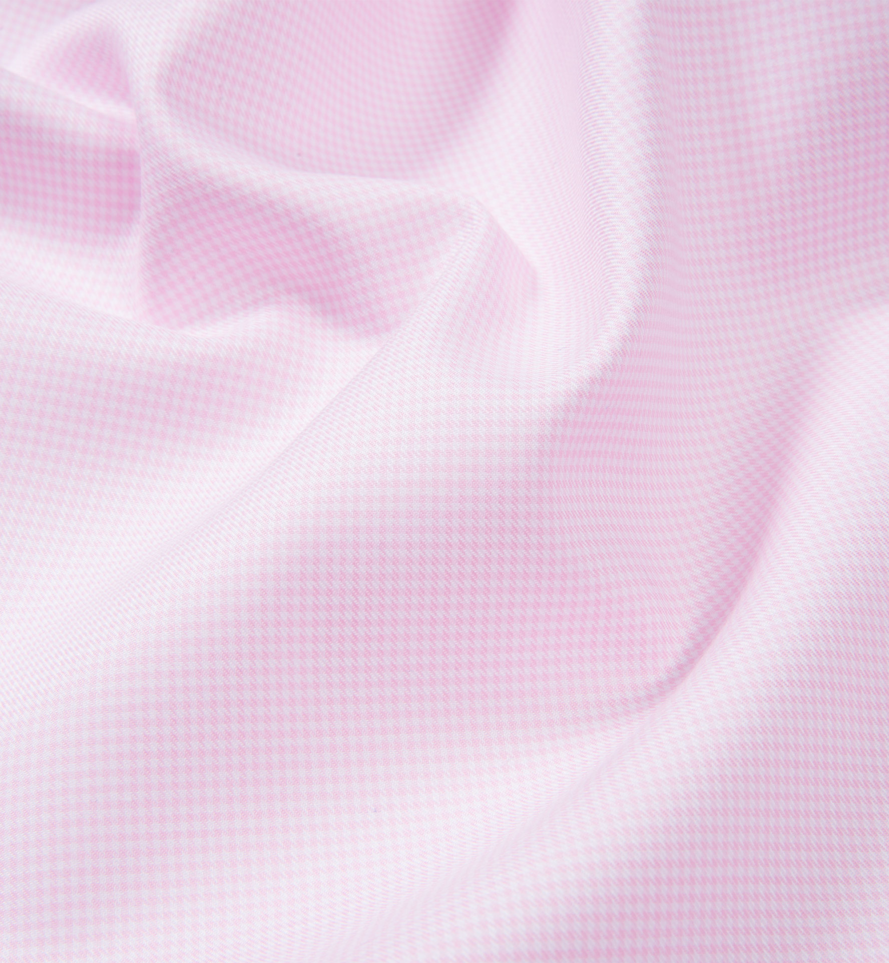 Morris WrinkleResistant Pink Houndstooth Shirts by Proper Cloth