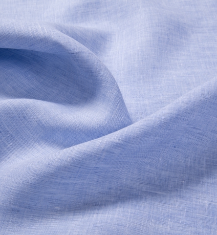 Grandi and Rubinelli Washed Light Blue Lightweight Linen Shirts by ...