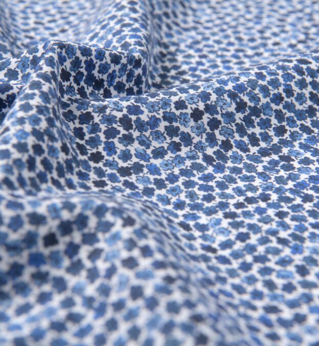 Organic Blue Buttercup Print Shirts by Proper Cloth