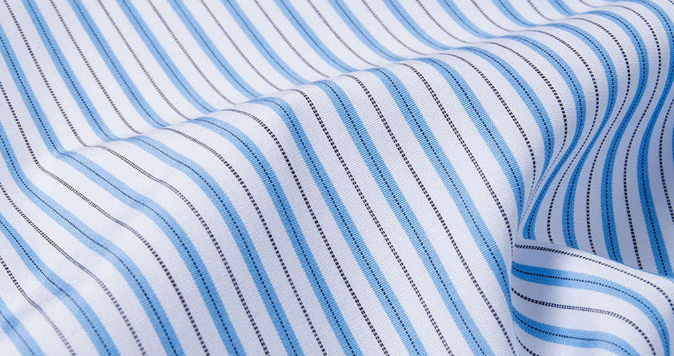 Light Blue and Black Multi-Stripe Shirts by Proper Cloth