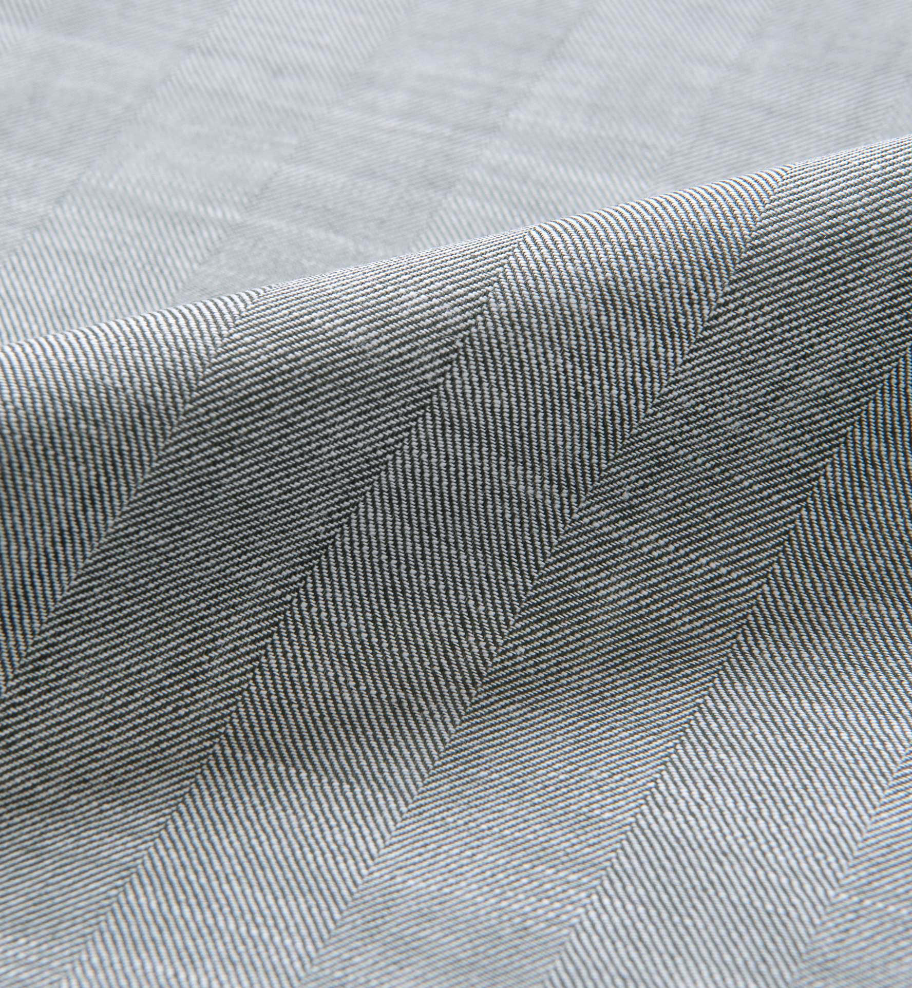 Albini Washed Sage Slub Herringbone Shirts by Proper Cloth