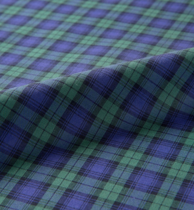 black watch tartan shirt men's