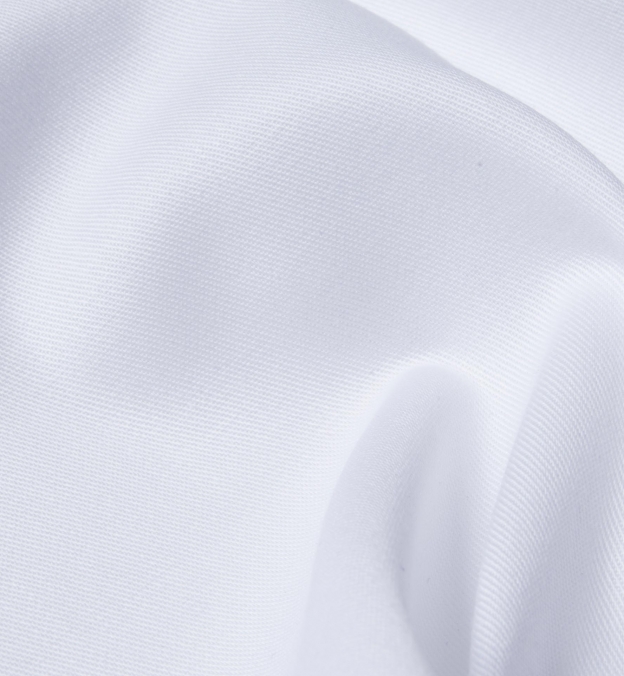 White Fine Twill Dress Shirt