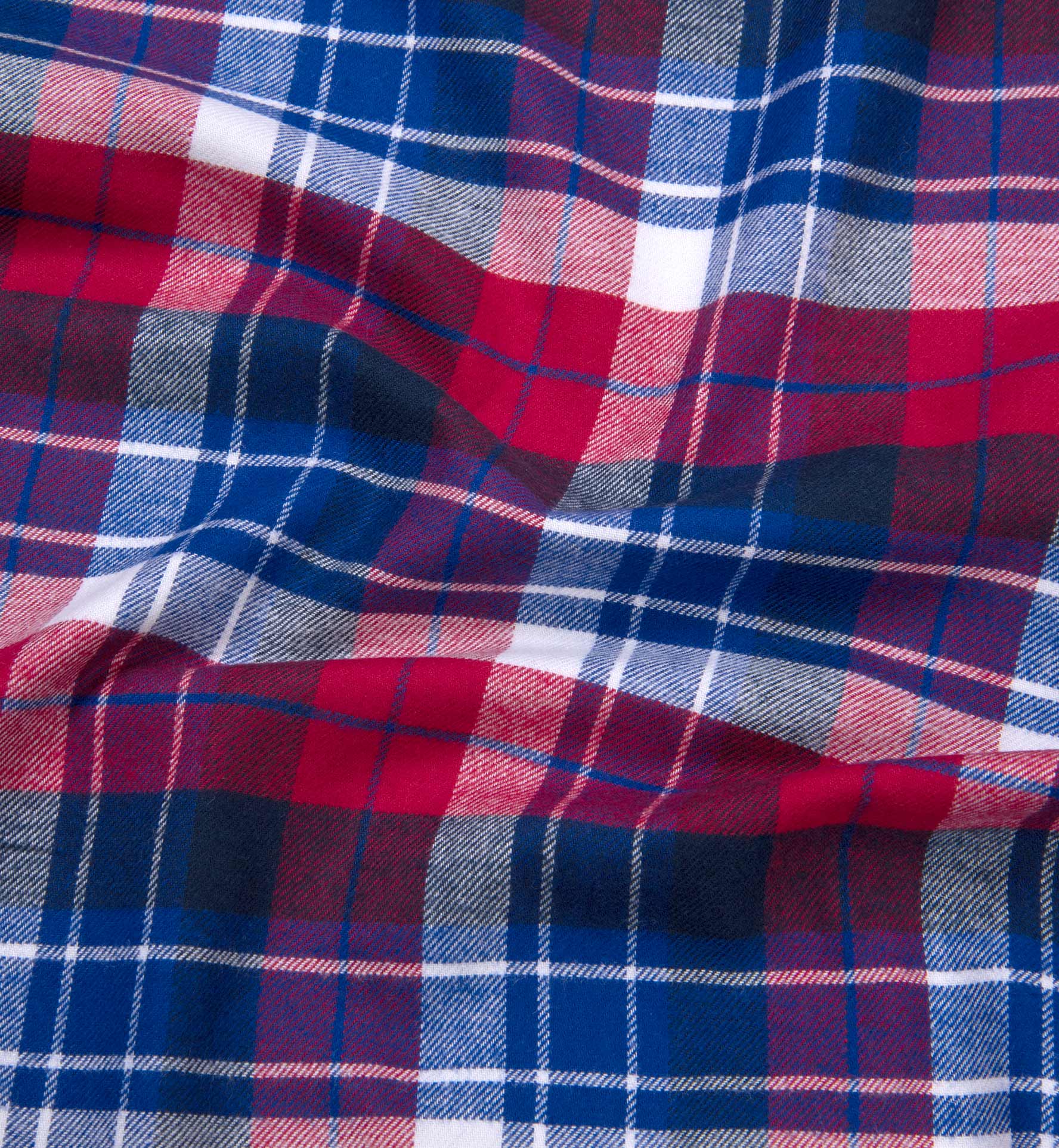 Red And Royal Blue Plaid Flannel Shirts By Proper Cloth 