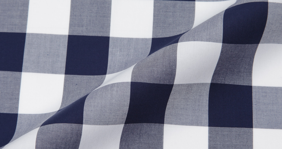 Extra Large Navy Gingham Shirts by Proper Cloth