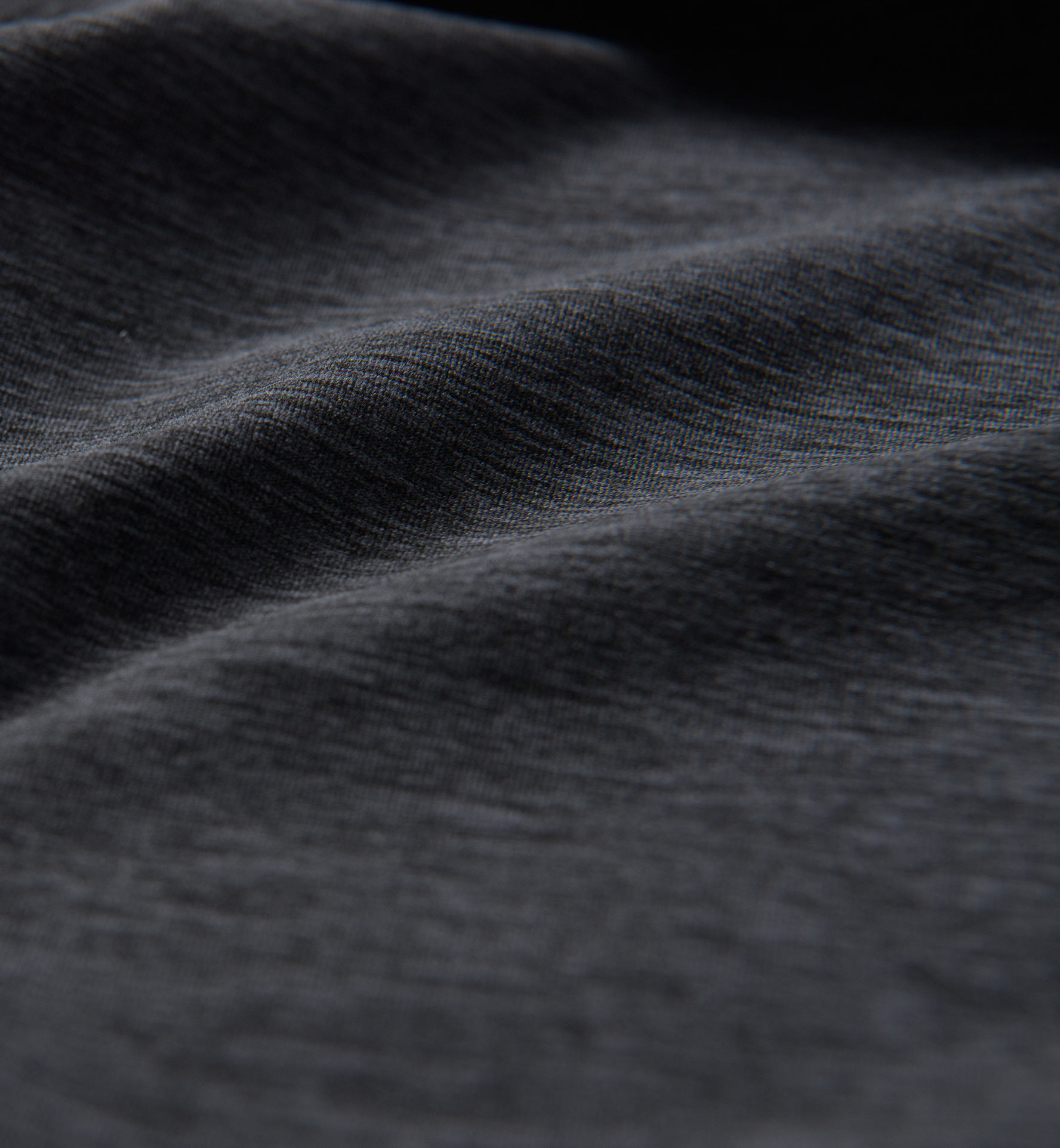 Charcoal Melange Cotton Free Performance Jersey Shirts by Proper Cloth
