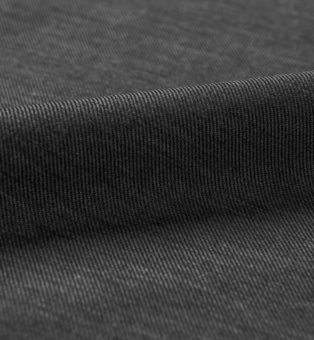 Portuguese Grey Melange Lightweight Cotton and Cashmere Blend Shirts by