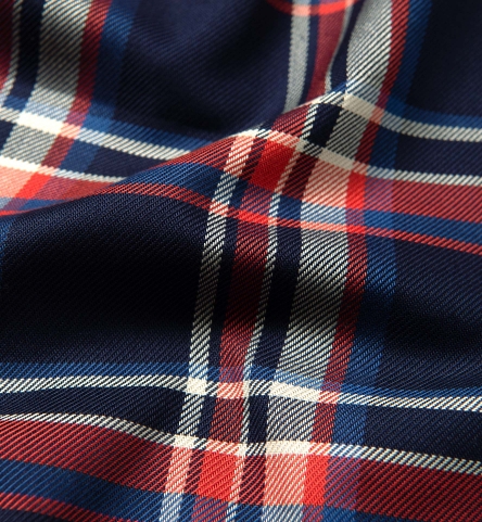 Washed Navy and Red Vintage Plaid Shirts by Proper Cloth
