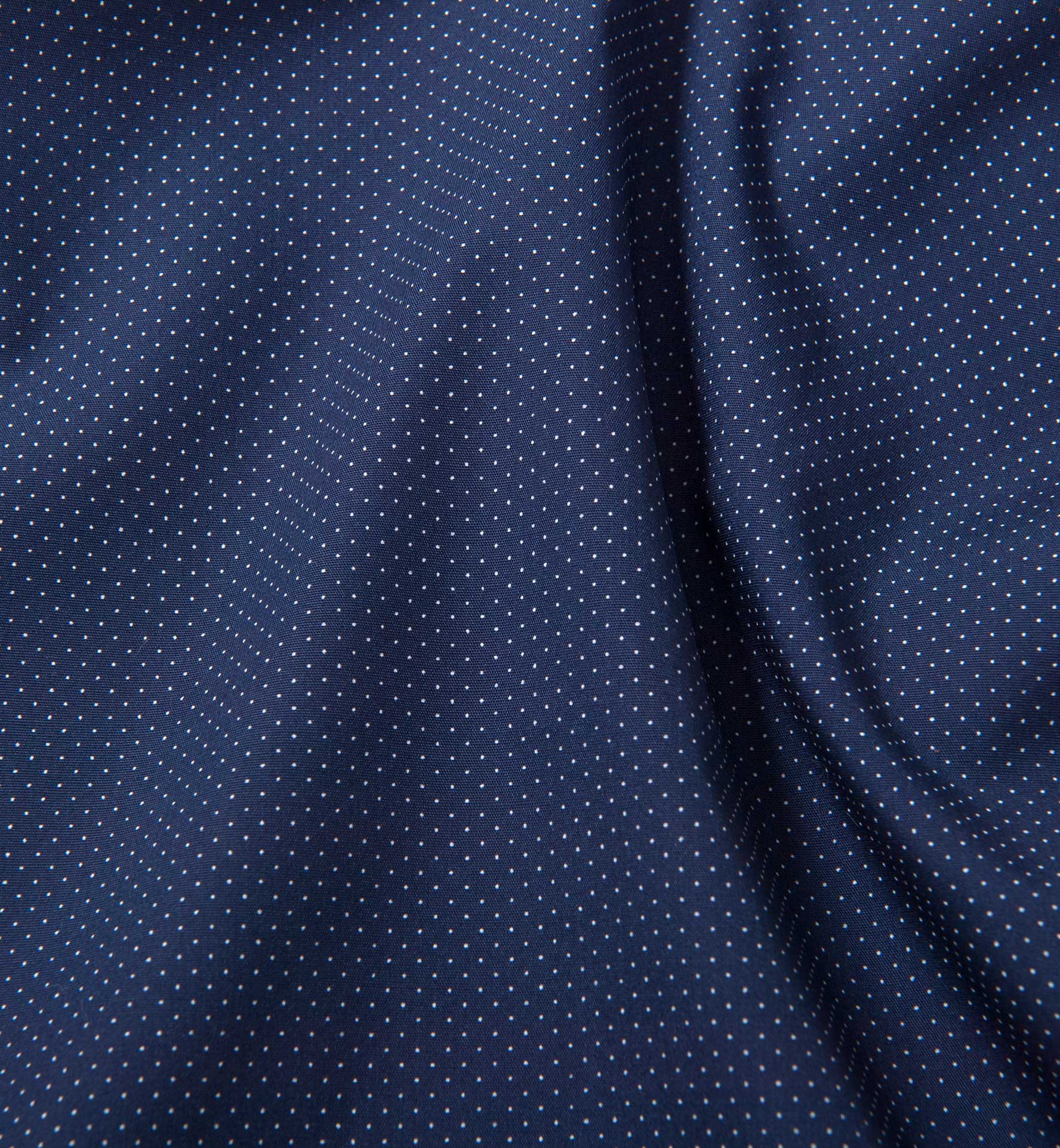 Navy and White Pindot Print Shirts by Proper Cloth