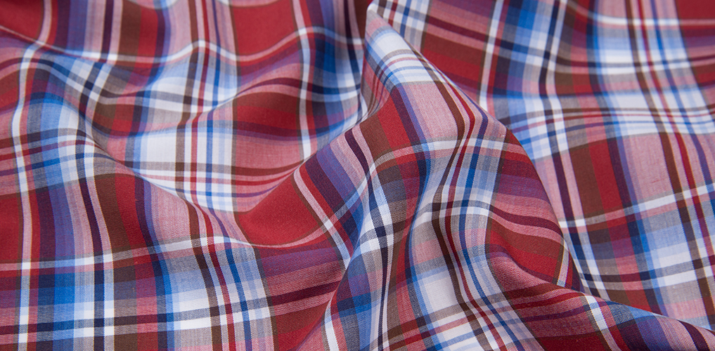 Canclini Red White Blue Plaid Shirts By Proper Cloth Canclini Red White Blue Plaid