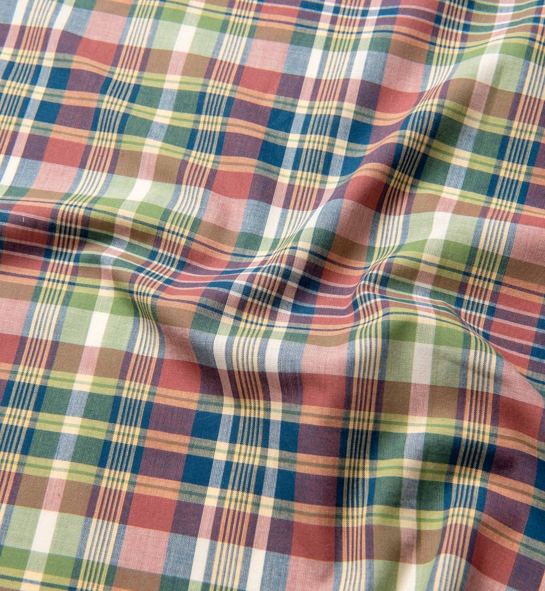 Berry Green and Blue Indian Madras Shirts by Proper Cloth