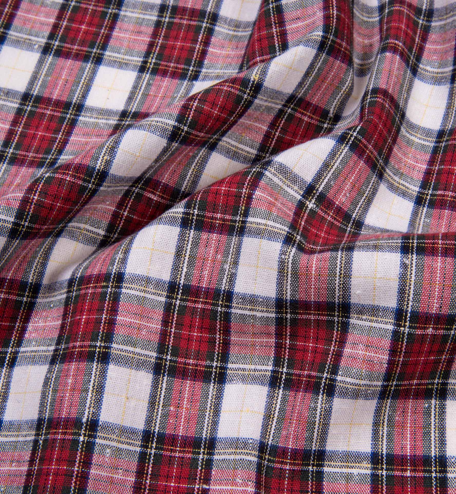 Japanese Red Donegal Tartan Shirts by Proper Cloth