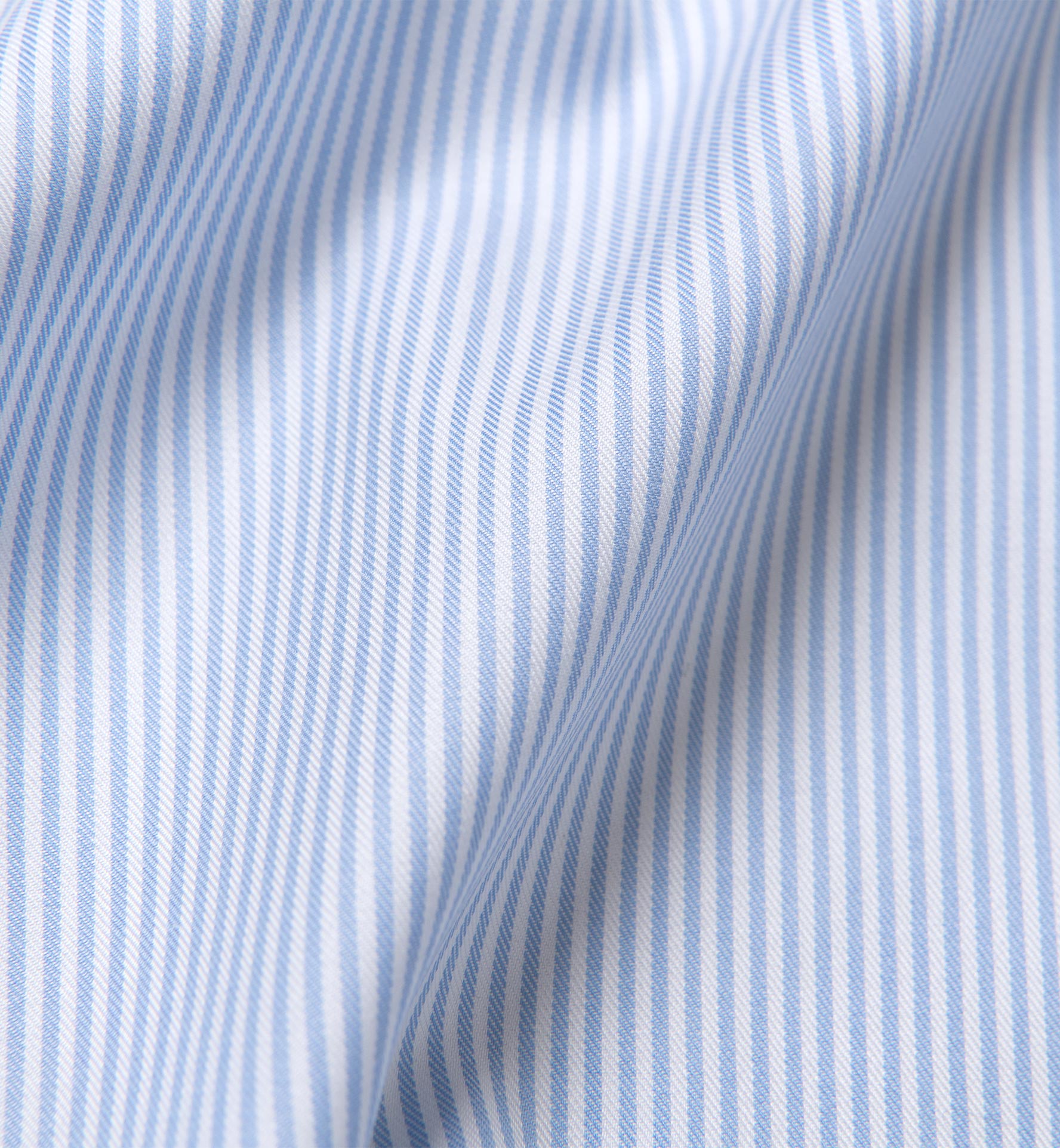 Mayfair WrinkleResistant Light Blue Stripe Shirts by Proper Cloth