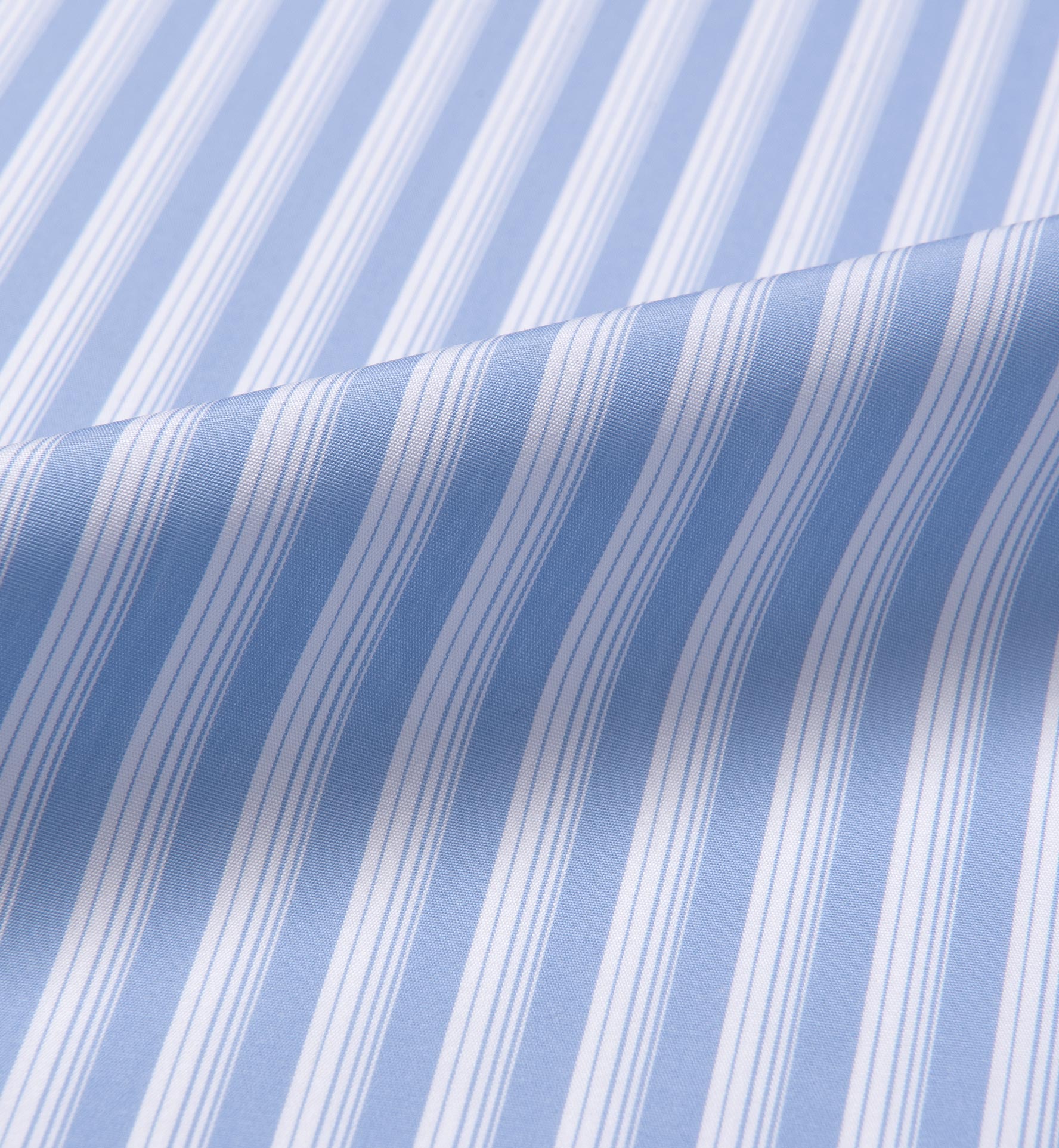 Stanton 120s Light Blue Shadow Stripe Shirts by Proper Cloth