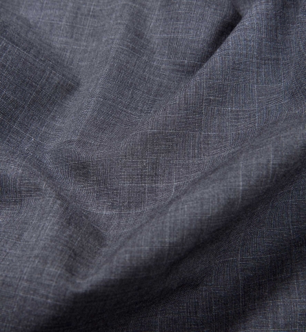 Bleecker Grey Crosshatch Melange Shirts by Proper Cloth