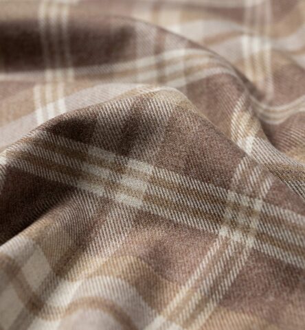 Teton Brown and Beige Plaid Flannel Shirts by Proper Cloth