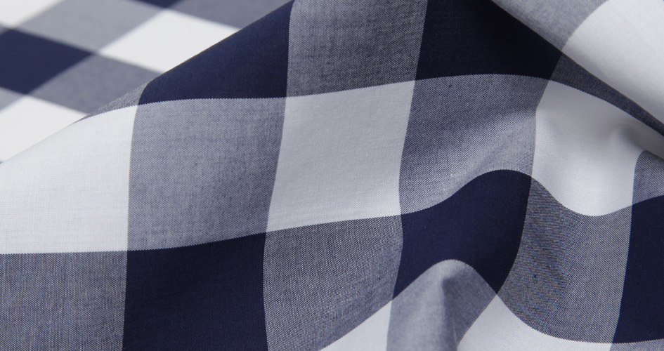 Extra Large Navy Gingham Shirts by Proper Cloth