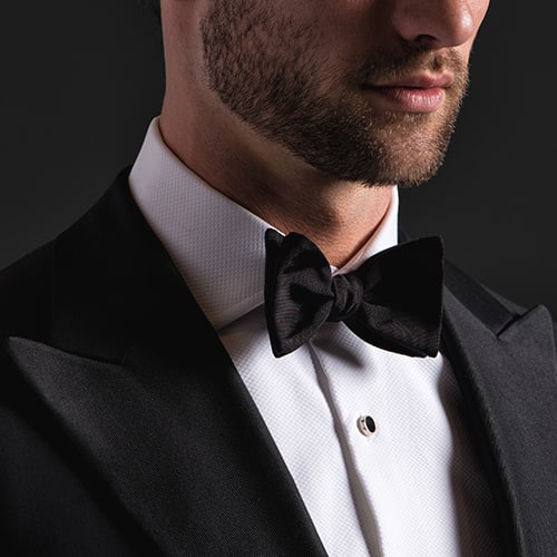 White Wing Collar Tuxedo Shirt with Pleated Bib (#901) – Fine Tuxedos