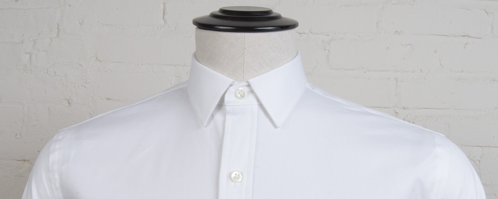 Hidden Button Down Collar Proper Cloth