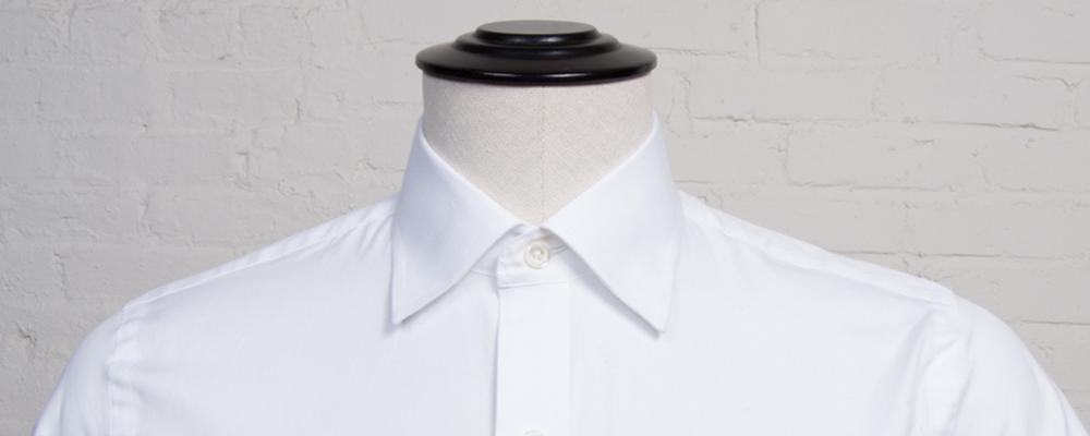 concealed button down collar shirt