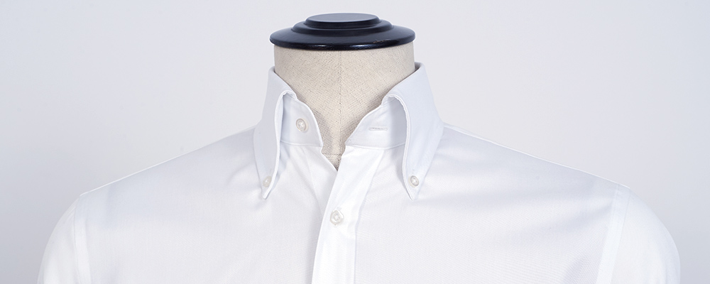 concealed button down collar shirt