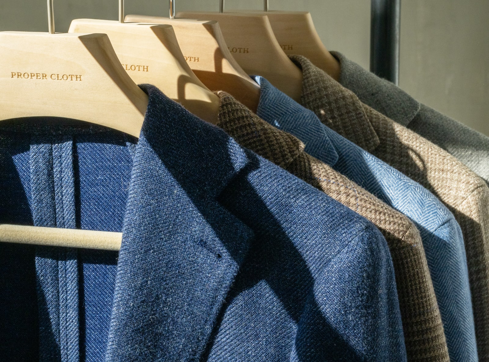 Proper Cloth, New Unstructured Jackets.