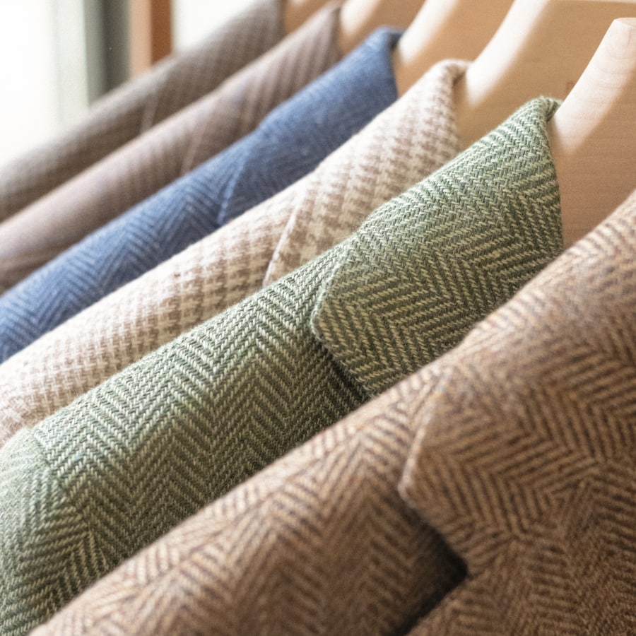 Variety of jacket patterns.