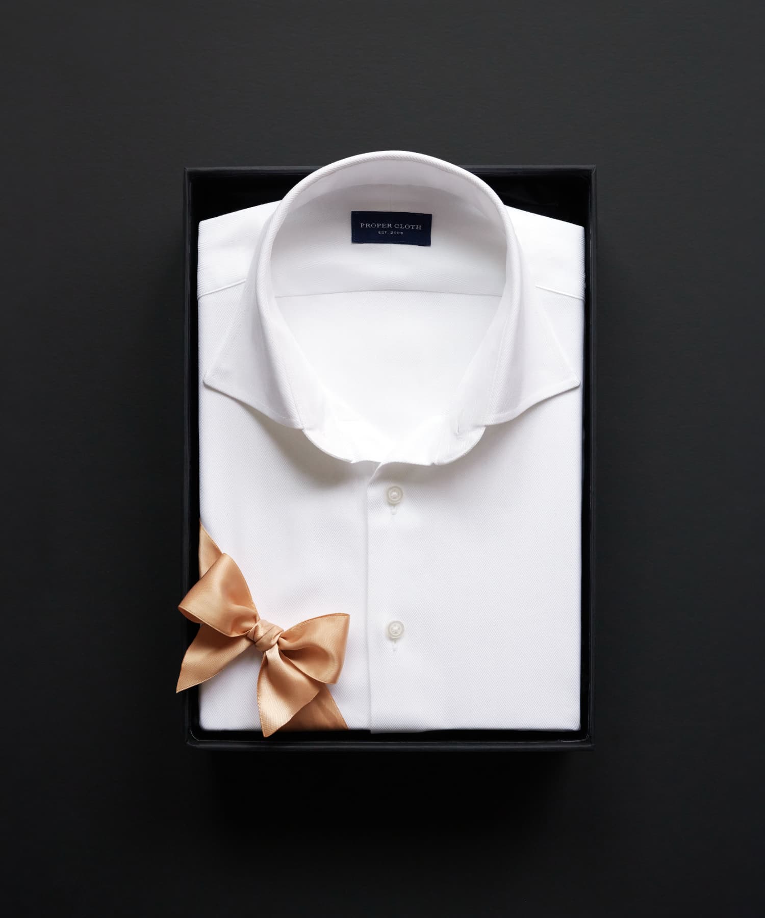 Man wearing a checked wrinkle-resistant custom dress shirt